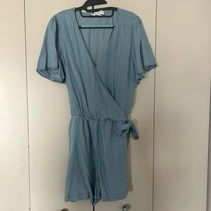 Denim Romper